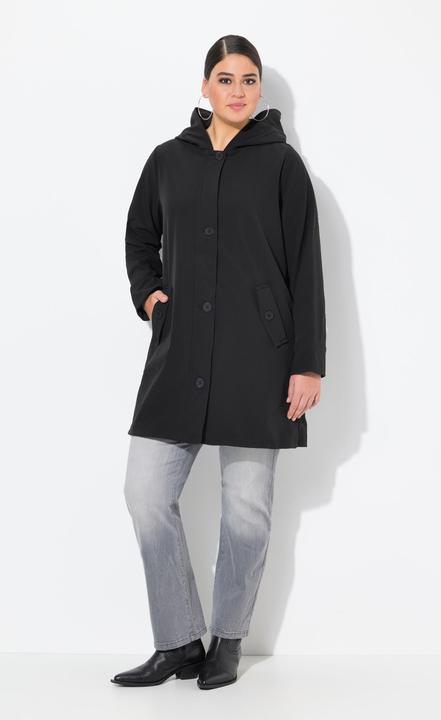 Image du produit Ulla Popken Veste Softshell HYPRAR à capuche, déperlante (46, 48)