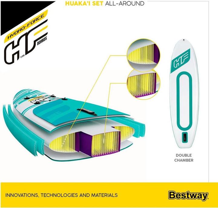 Image du produit Bestway HF SUP Set Huakai'I 305x84x15cm (10')
