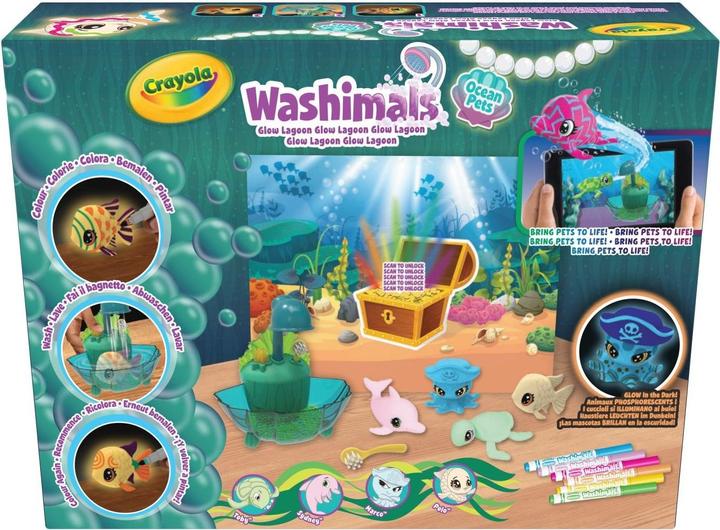 Produktbild Goliath Toys Crayola Washimals Ocean Glow Lagoon Spielset