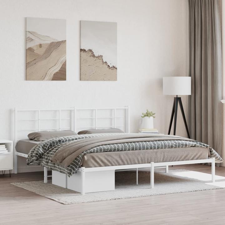 Image du produit VidaXL Cadre de lit avec tête de lit (180 x 200 cm)