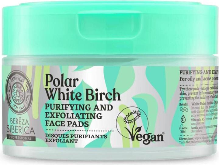 Actual product image Natura Siberica Polar White Birch (Facial cleansing wipes)