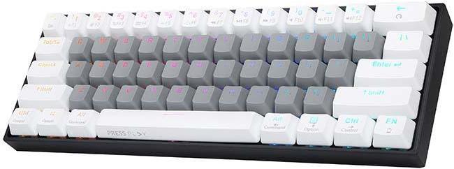 Actual product image Delux KM33 keyboard (English-international, Cable)
