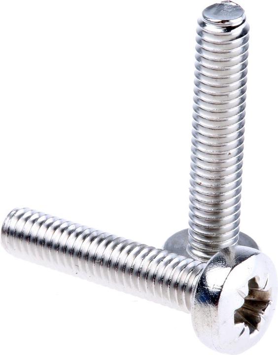 Produktbild RS PRO Schrauben Linsenkopf A4 Kreuz M4x20mm