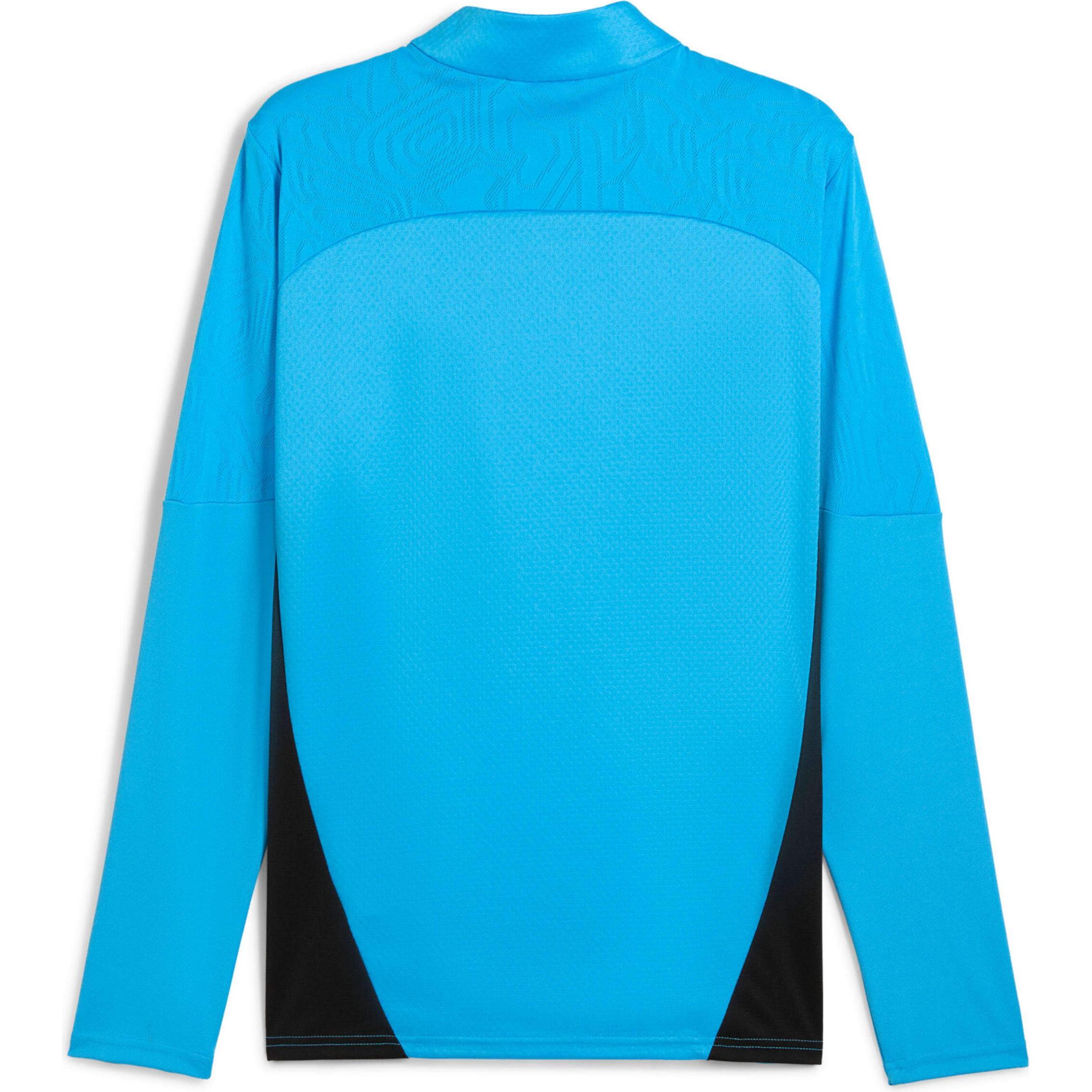 Thumbnail - Puma, Herren, Sportshirt, OM Training 1/4 Zip Top (L), Blau, L
