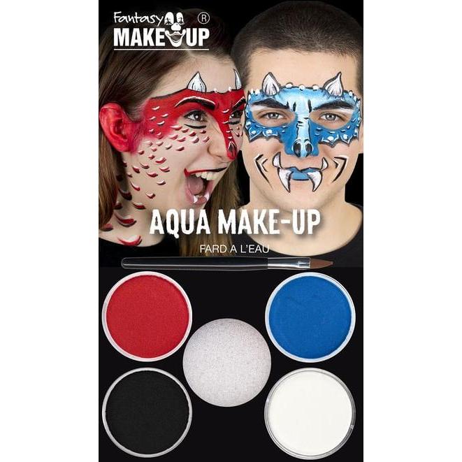 Fantasy Make Up Schminkset - Drache - Make-up mit Zubehör