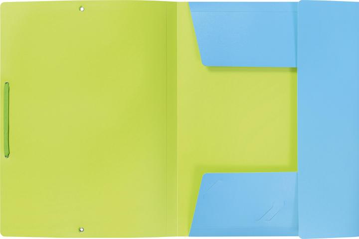 Image du produit Kolma Chemise à élastique Doppia A4 bleu/vert (A4, 1x)