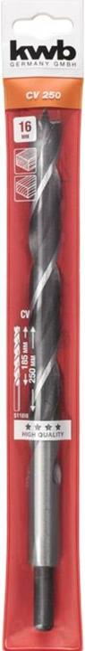Image du produit kwb 511816 Mèche hélicoïdale à bois 1 pièce 16 mm Longueur totale 250 mm 1 pce (16 mm)