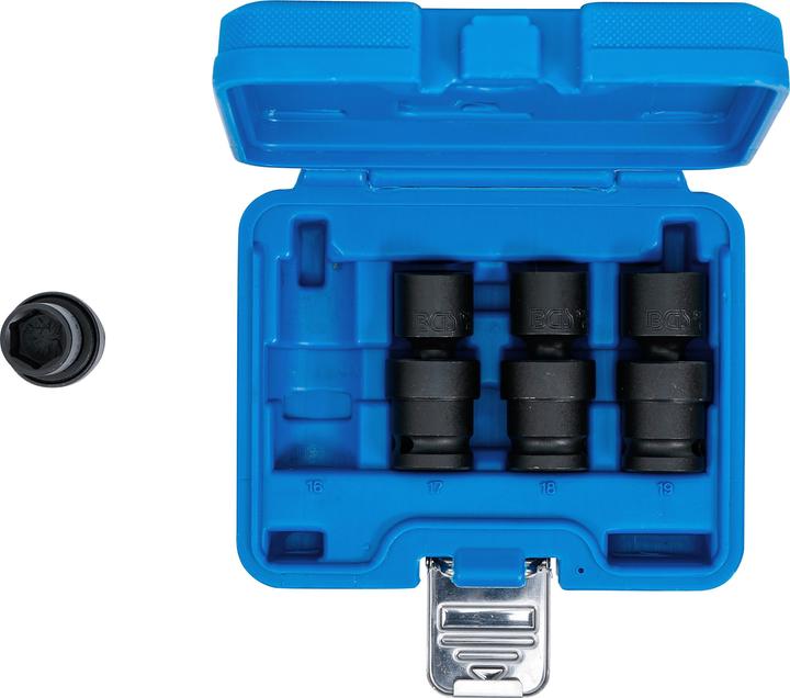 Produktbild BGS Kraft-Kugelgelenk-Einsatz-Satz Antrieb Innenvierkant 12,5 mm (1/2") 4-tlg. (19 mm)