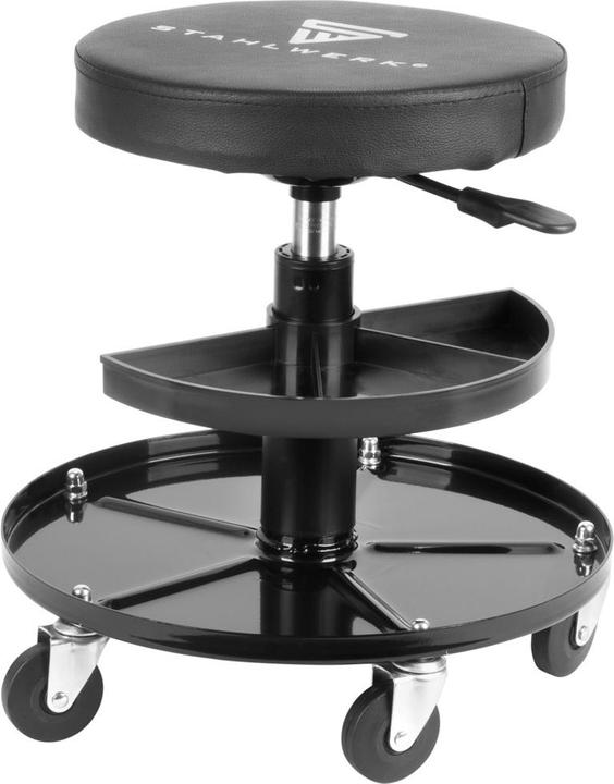 Produktbild Stahlwerk Werkstatthocker WRH-295 ST mit 130 kg Tragkraft Werkstattsitz (1 x)