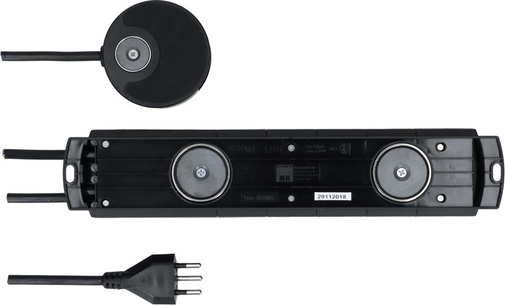 Actual product image Max Hauri Prime Line with external switch + magnet (6 x, Type 13, 5 m)