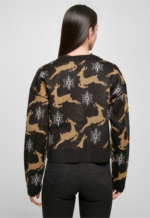 Image du produit Urban Classics Cardigan de Noël court et surdimensionné pour femmes (XL)