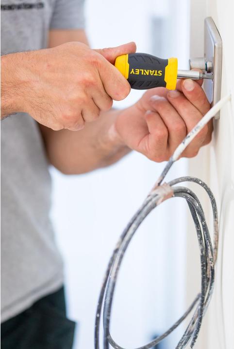 Actual product image Stanley Bit screwdriver short+6 bits (Phillipps cross recess (PH), Port)