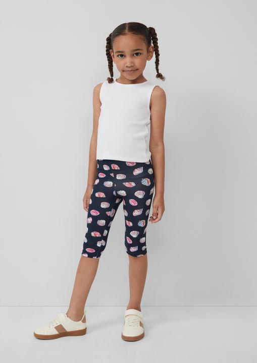 Produktbild S.Oliver Leggins Capri-Leggings aus Baumwollmix mit All-over-Print (134)