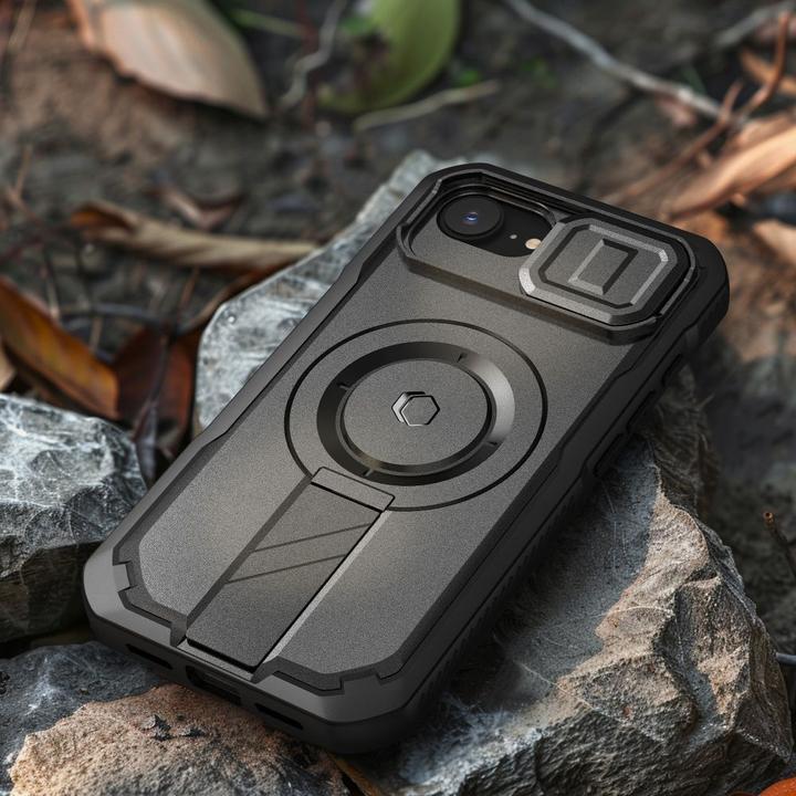 Actual product image Tech-Protect Kevlar Magsafe Case für iPhone 16e - Schwarz (Apple iPhone 16e, Apple iPhone 17e)