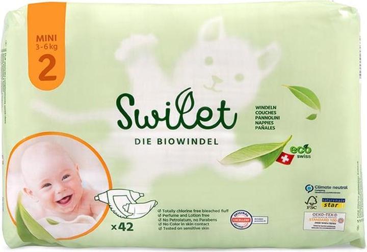 Produktbild Swilet Die Biowindel (Gr. 2, Monatsbox, 252 Stück)