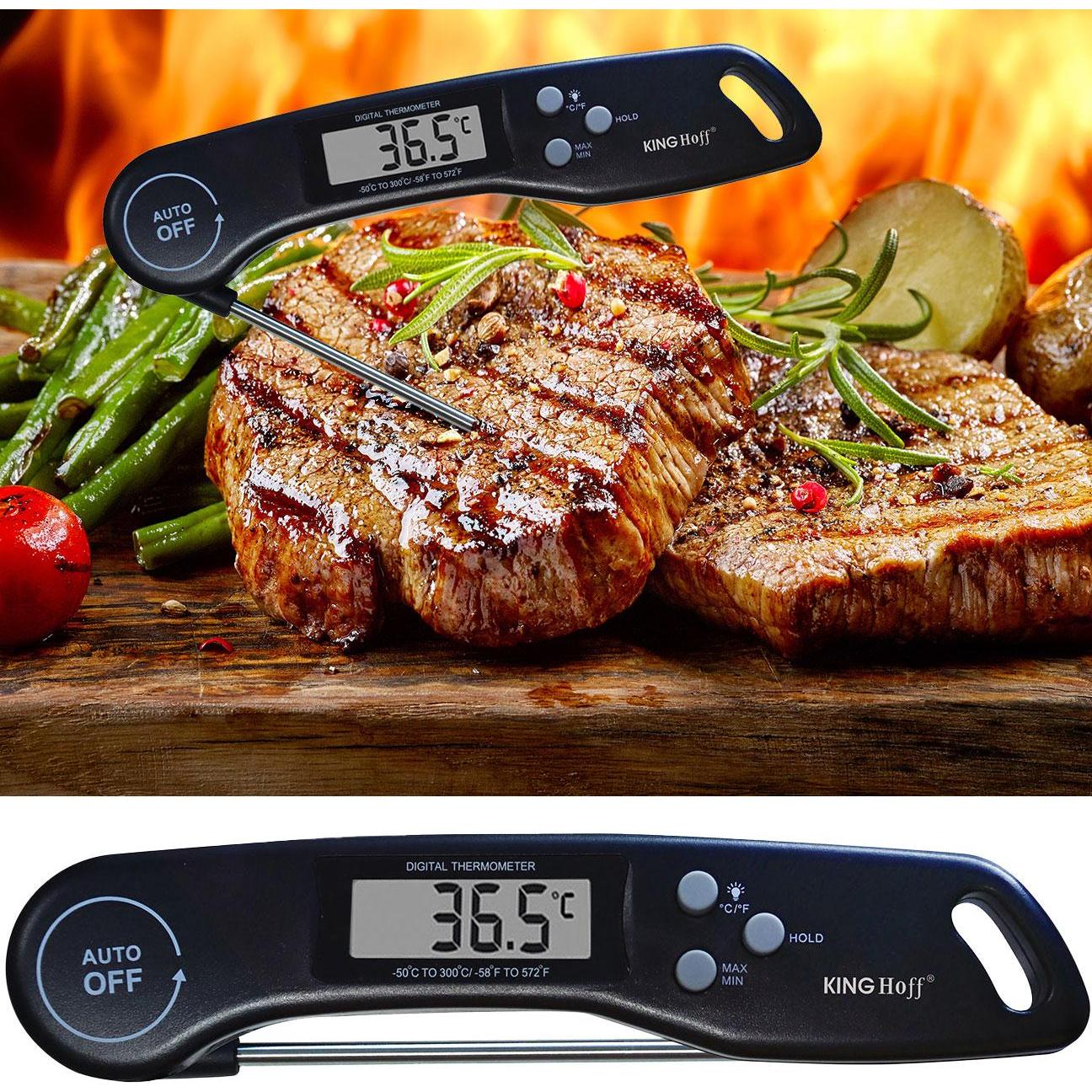 Thumbnail - Kinghoff, Grillthermometer, Digitales Koch- und Grillthermometer