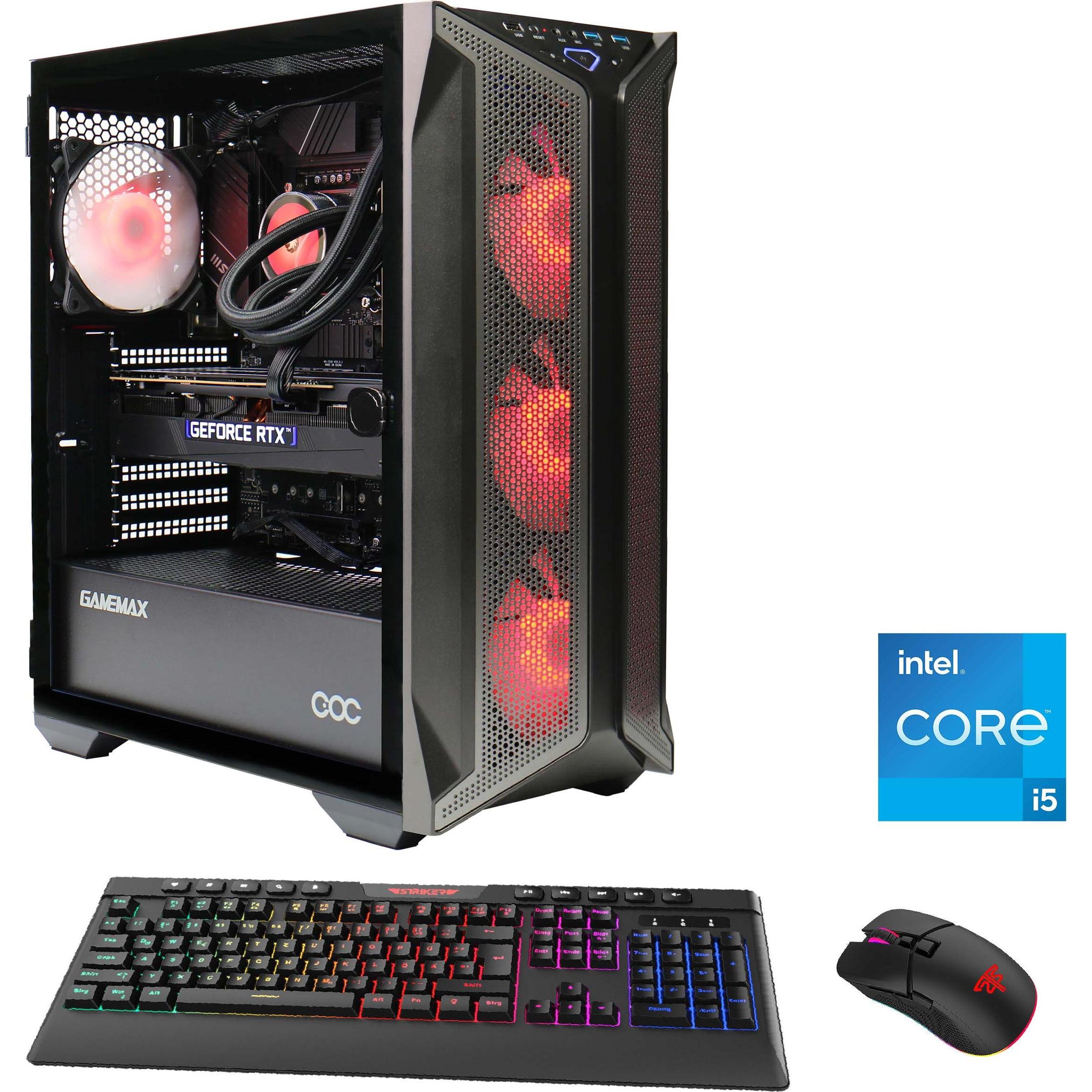 Hyrican Brufen C1 7004 Intel Core i5-13400F, 16GB DDR4 RAM, 1TB M.2 SSD, NVIDIA RTX 3060 (12GB GDDR6 (Intel Core i5-1340...