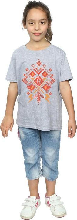 Immagine prodotto Christmas Fair Isle Maglietta Ragazze (140, 146)