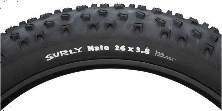 Productafbeelding Surly Nate Fatbike vouwband, 26x3.80", 95-559, 60TPI, tubeless klaar (95-559)