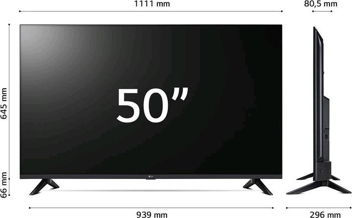 Image du produit LG UHD 50UT73006LA 127 cm (50") 4K Ultra HD Smart TV WLAN Bleu (50", UT73, LED, 4K, 2024)