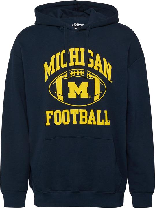 Produktbild s.Oliver Sweatshirt Kapuzen-Sweatshirt im Modern Fit mit College-Artwork (M)