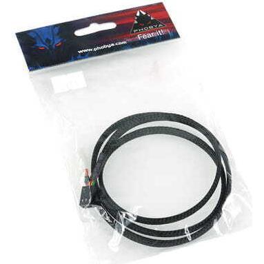 Thumbnail - Phobya Durchflusssensorkabel 3 Polig 80cm Schwarz gesleevt, Wasserkühlung Überwachung, Schwarz