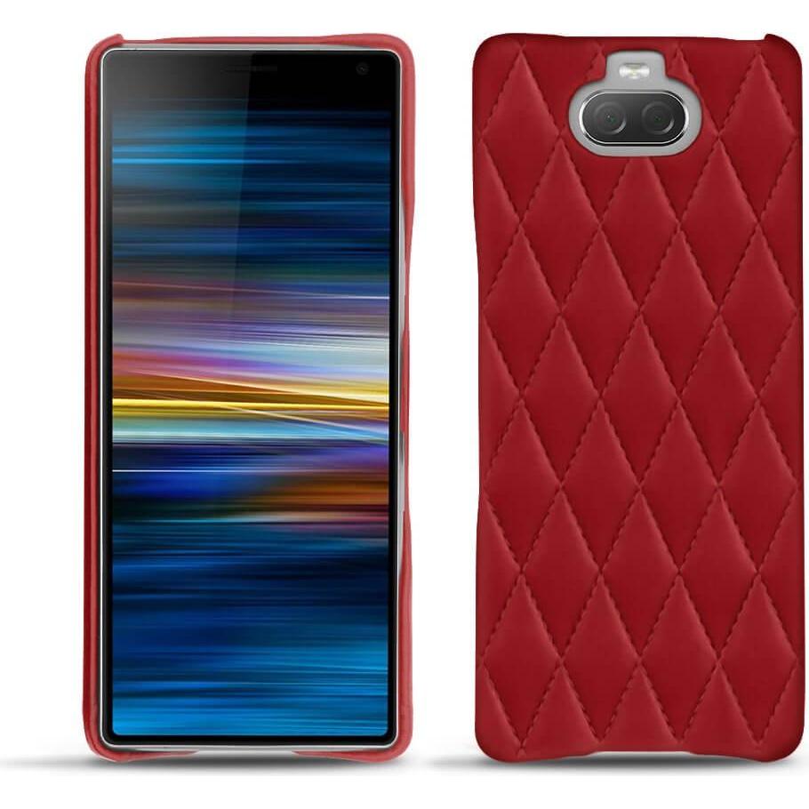 Noreve Lederschutzhülle (Sony Xperia 10), Smartphone Hülle, Rot