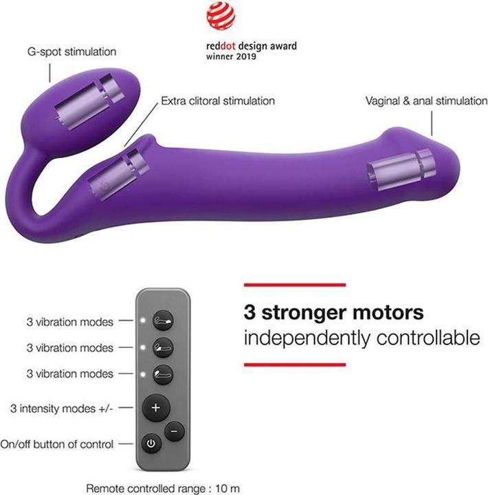 Produktbild Strap-on-me Vibrating Bendable Strap-on