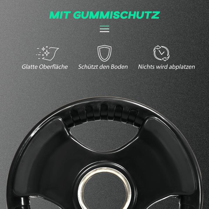 Produktbild SportNow Hantelscheibe mit 5 cm Bohrung (2 x 10 kg)
