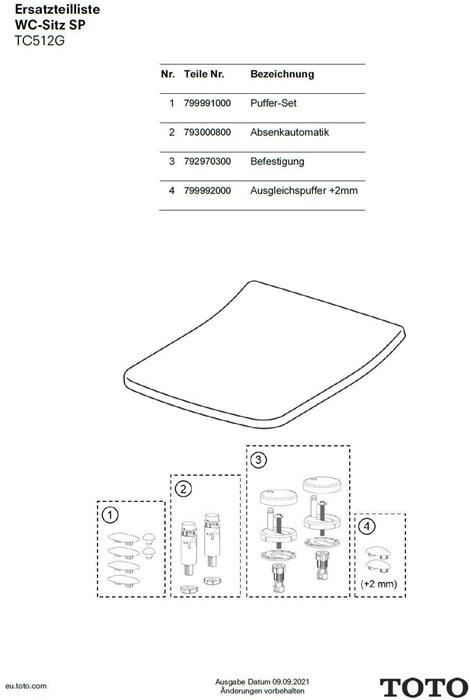 Image du produit TOTO Softclose pour siège WC SP