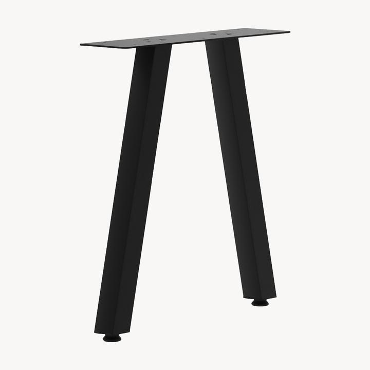 Produktbild En.Casa Tischgestell 2er Set Heustreu 45x40cm Schwarz