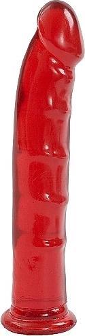 Actual product image Doc Johnson Jelly Jewels - Dong With Suction Cup Ruby