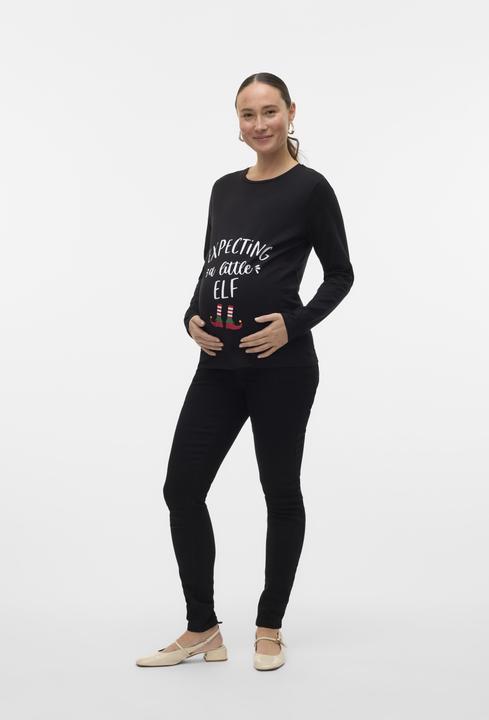 Produktbild Mamalicious Normal geschnitten Rundhals Top Bluse (M)