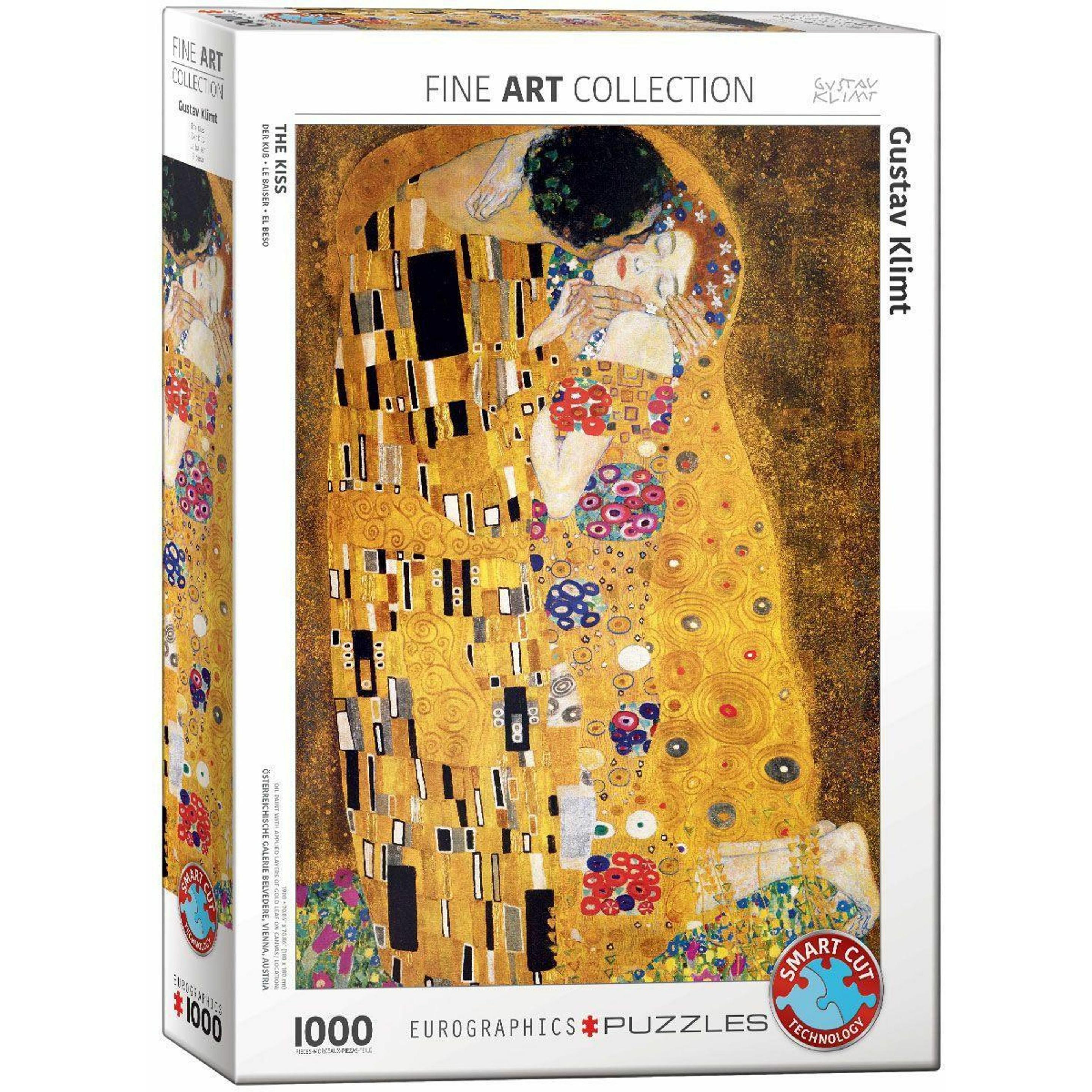 Eurographics Il bacio di Gustav Klimt (1000 pezzi)