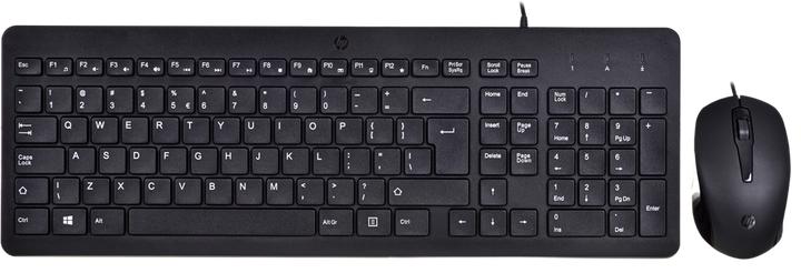 Image du produit HP 150 Souris et clavier filaires (US, Filaire)