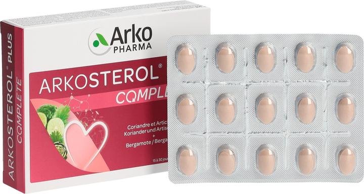 Actual product image Arkopharma Arkosterol Plus Complete Tabletten (30 Piece, Pills, 48 g)