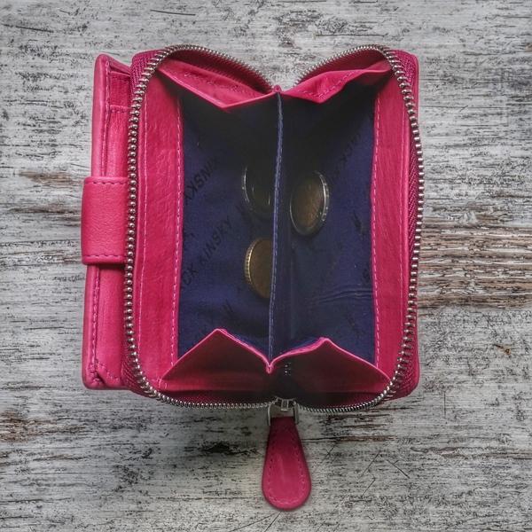 Actual product image Jack kinsky Aruba 516 leather wallet 10 cm