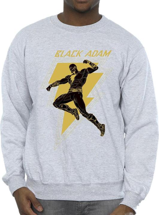 Immagine prodotto Felpa uomo nera Adam Golden Bolt in cotone (S)