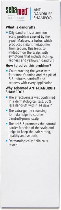 Actual product image Sebamed Dermatological Shampoo 200ml (Lice shampoo, 200 ml)