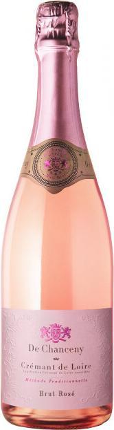 Actual product image De Chanceny Crémant de Loire Brut Rosé Cuvée (1 x 75 cl)