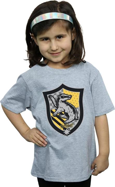 Produktbild Hufflepuff Crest Flat TShirt Mädchen (152, 158)