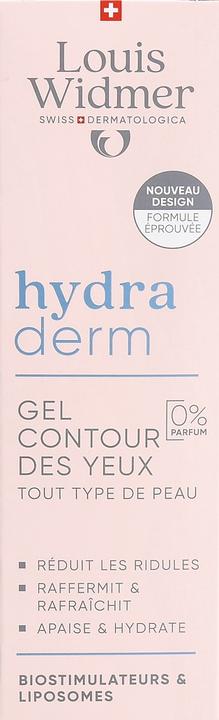 Produktbild Widmer Louis Hydraderm Gel für die Augenpartie ohne Parfum 15 ml (Augenpflege Gel, 15 ml, Tag + Nacht)