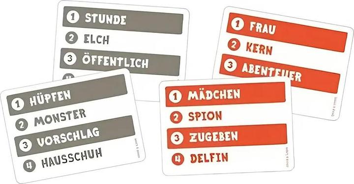 Actual product image Exploding Kittens EXKD0047 - Poetry for Neanderthals: Grab & Game (German, 2 - 4 Players)