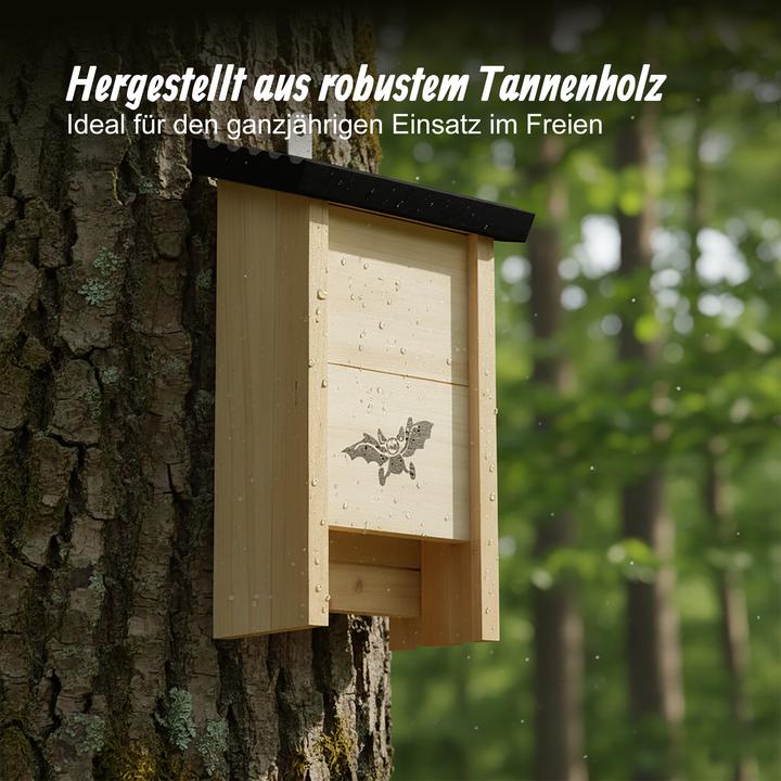 Produktbild Relaxdays 4x Fledermauskasten