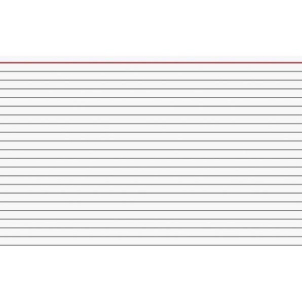 Brunnen, Karteikarten, Karteikarte DIN A5 quer liniert weiss 100 St./Pack. (A5, 180 g/m²)