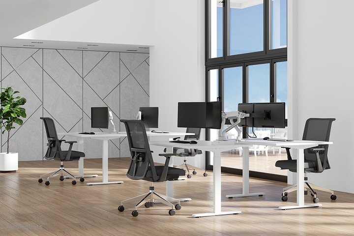 Actual product image Neomounts Select Desk Mount, double disp (Table, 35")