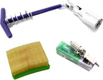 Actual product image TRX 421 Rasenmäher zum Schieben 3in1 Fangkorb, Heckauswurf, Mulchen (Petrol)