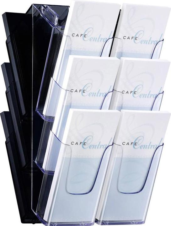 Produktbild Sigel Ice Wandprospekthalter acrylic mit 3 Fächern (A5, A6)