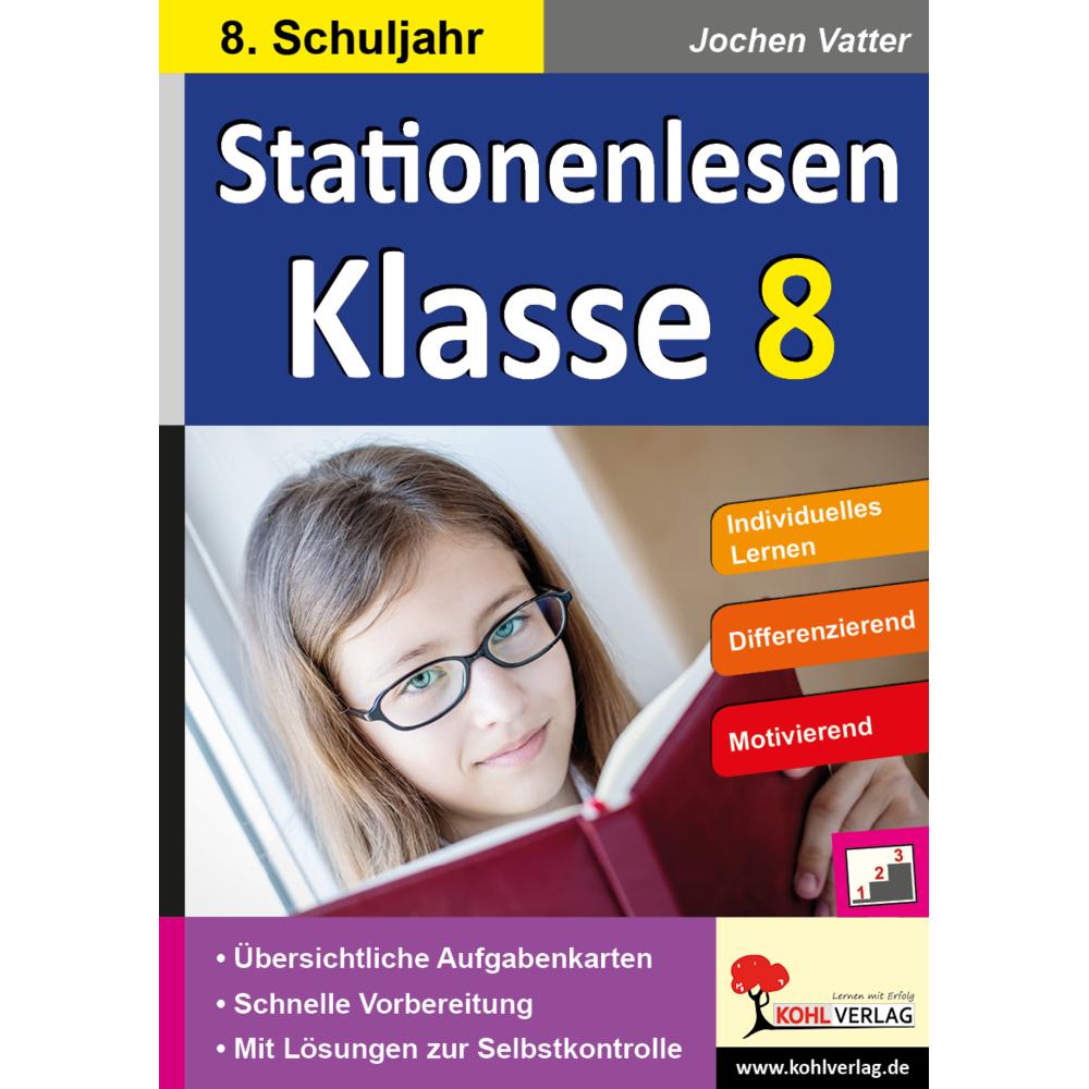 Vatter:Stationenlesen Klasse 8, Schulbücher von Jochen Vatter