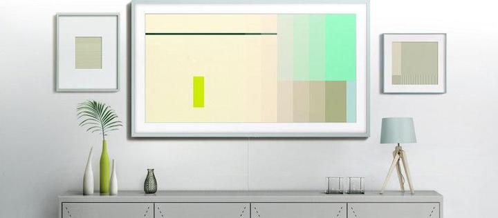 Produktbild Samsung Rahmen zu Frame TV 55", Porzelan blau Aluminium Limited Edition